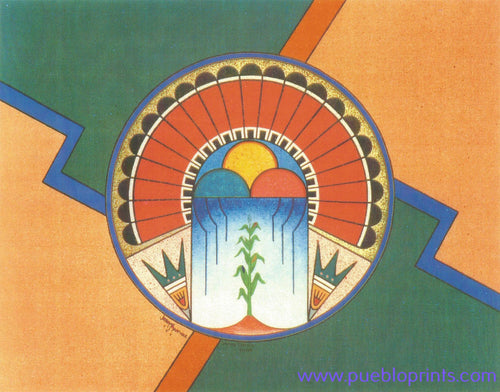Native Art, Native Art Print, sw art decor, southwest art decor, San Ildefonso Pueblo
