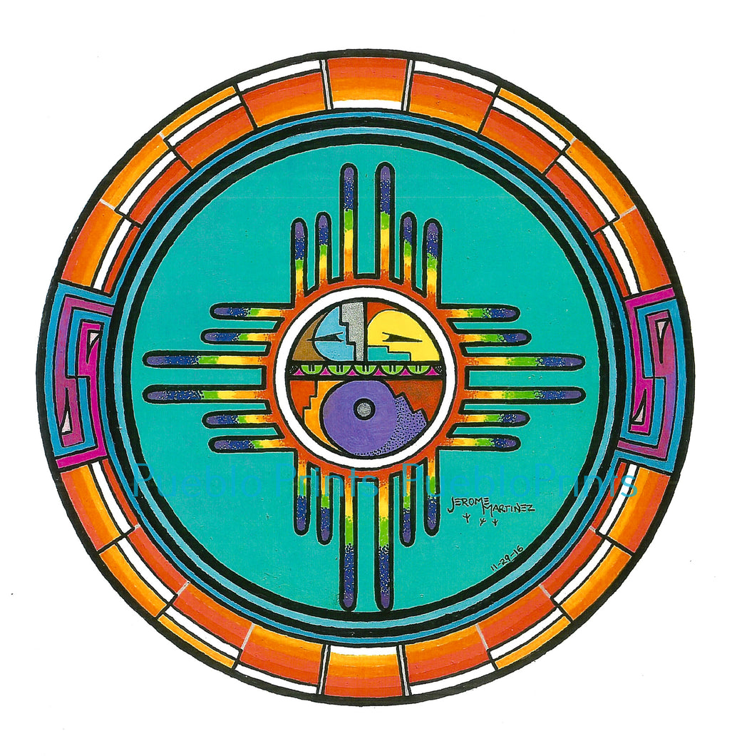 Native Art Print, Southwest art decor, Ethnic art, Wall art, Indigenous Art