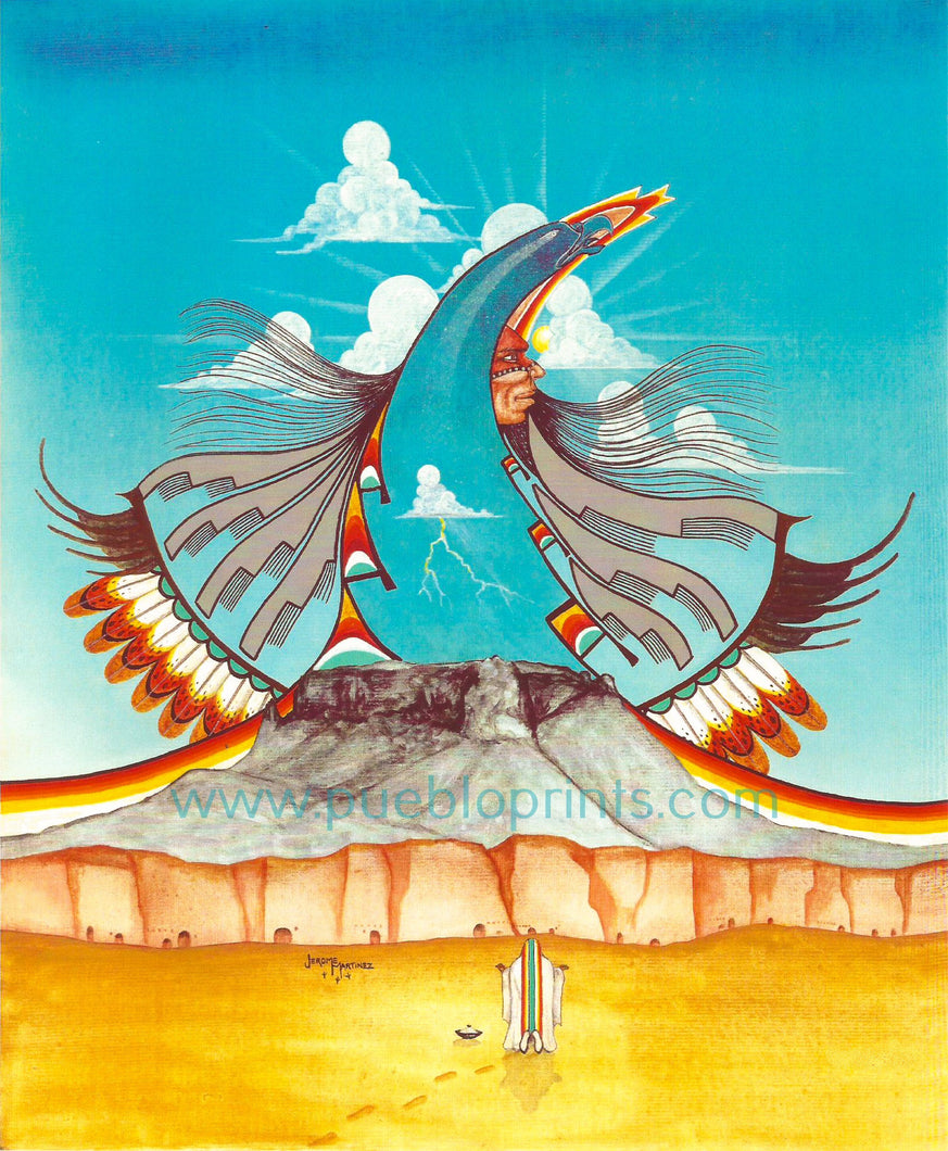 Native American Art Print, New Mexico Art, Southwest art décor, Pueblo Art, Native American Art