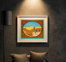 Native Art Print, sw art decor, southwest art decor, wall art, signed art, frame ready art