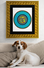 Native Art Print, Hummingbird Art, Southwest art décor, Native American art, New Mexico art