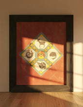 Southwest Art décor, petroglyph art, San Ildefonso Pueblo art, Native American Art, New Mexico Art